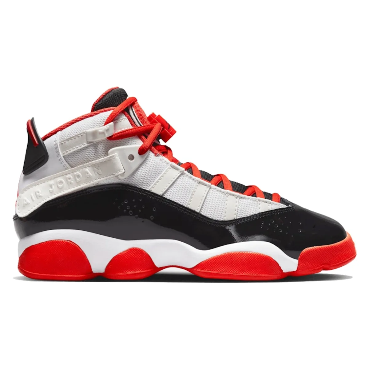 Jordan 6 Rings White Black Team Orange (GS)