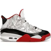 Jordan Dub Zero White Varsity Red (2022) (GS)