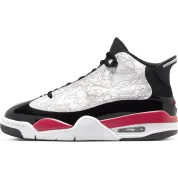 Jordan Dub Zero White Black Fire Red (GS)