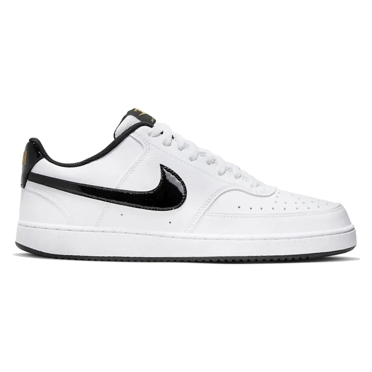 Nike Court Vision Low White Black Metallic Gold