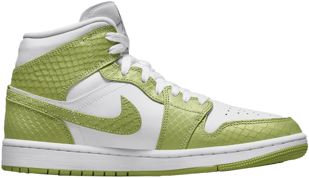 air jordan 1 lime green and orange