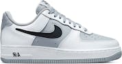 Nike Air Force 1 Low Cut Out Swoosh Wolf Grey