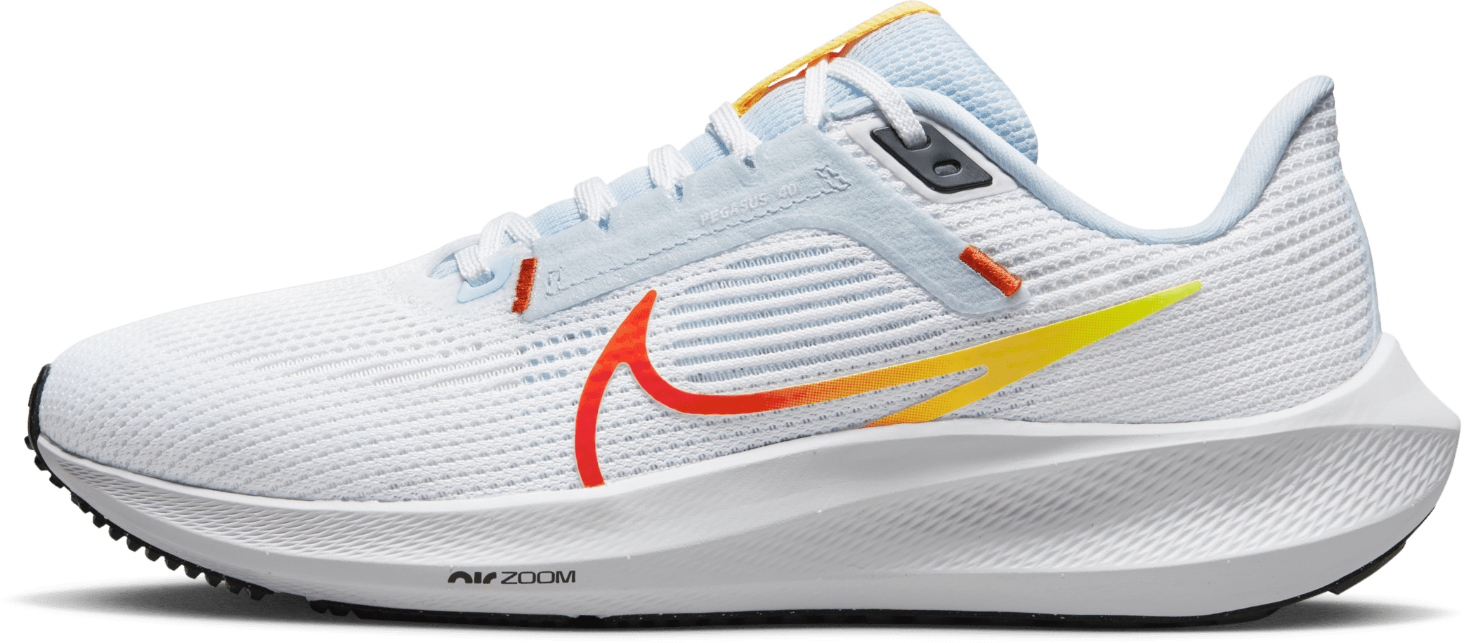 Nike Pegasus 40 Laser Orange Picante Red Blue Tint (Women's)