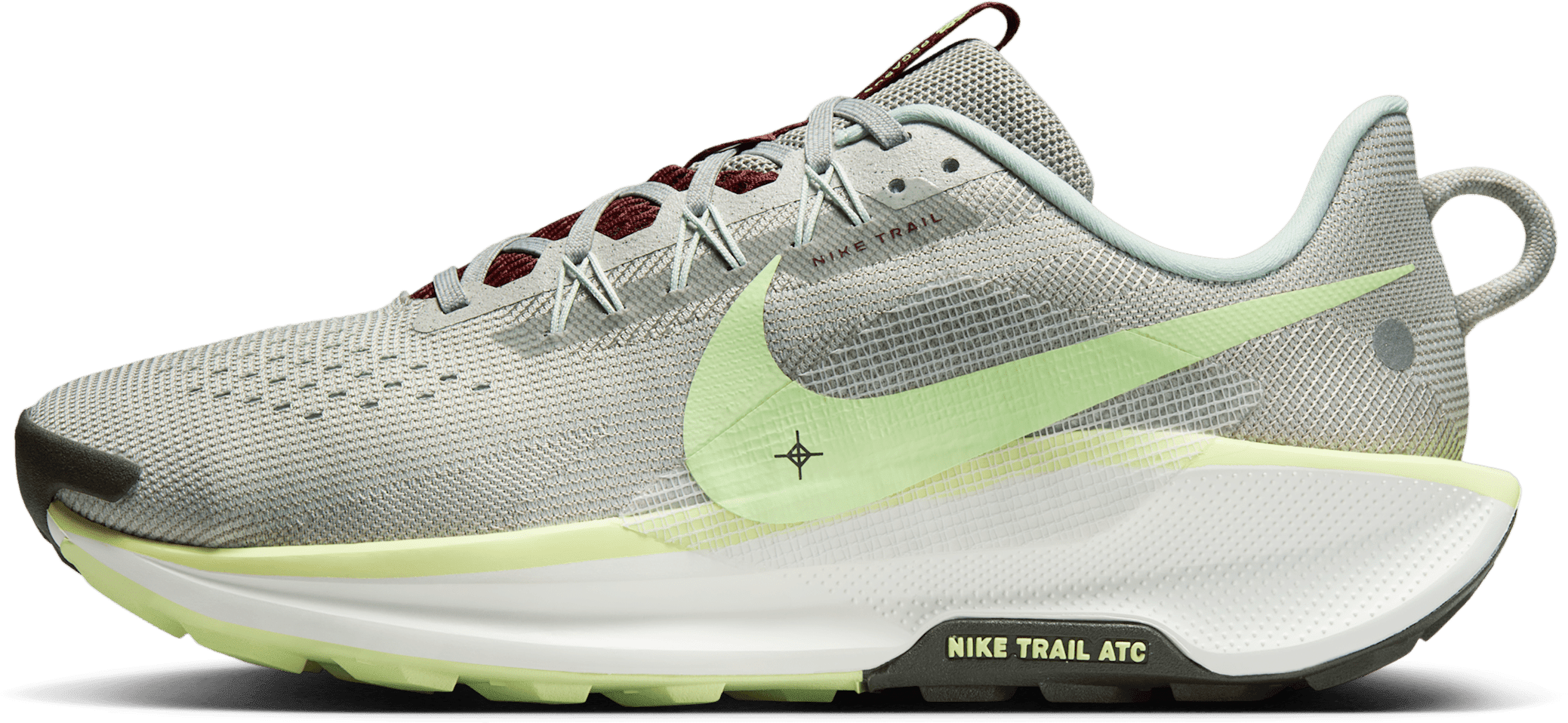 Nike Pegasus Trail 5 Light Silver College Grey Dark Team Red Barely Volt