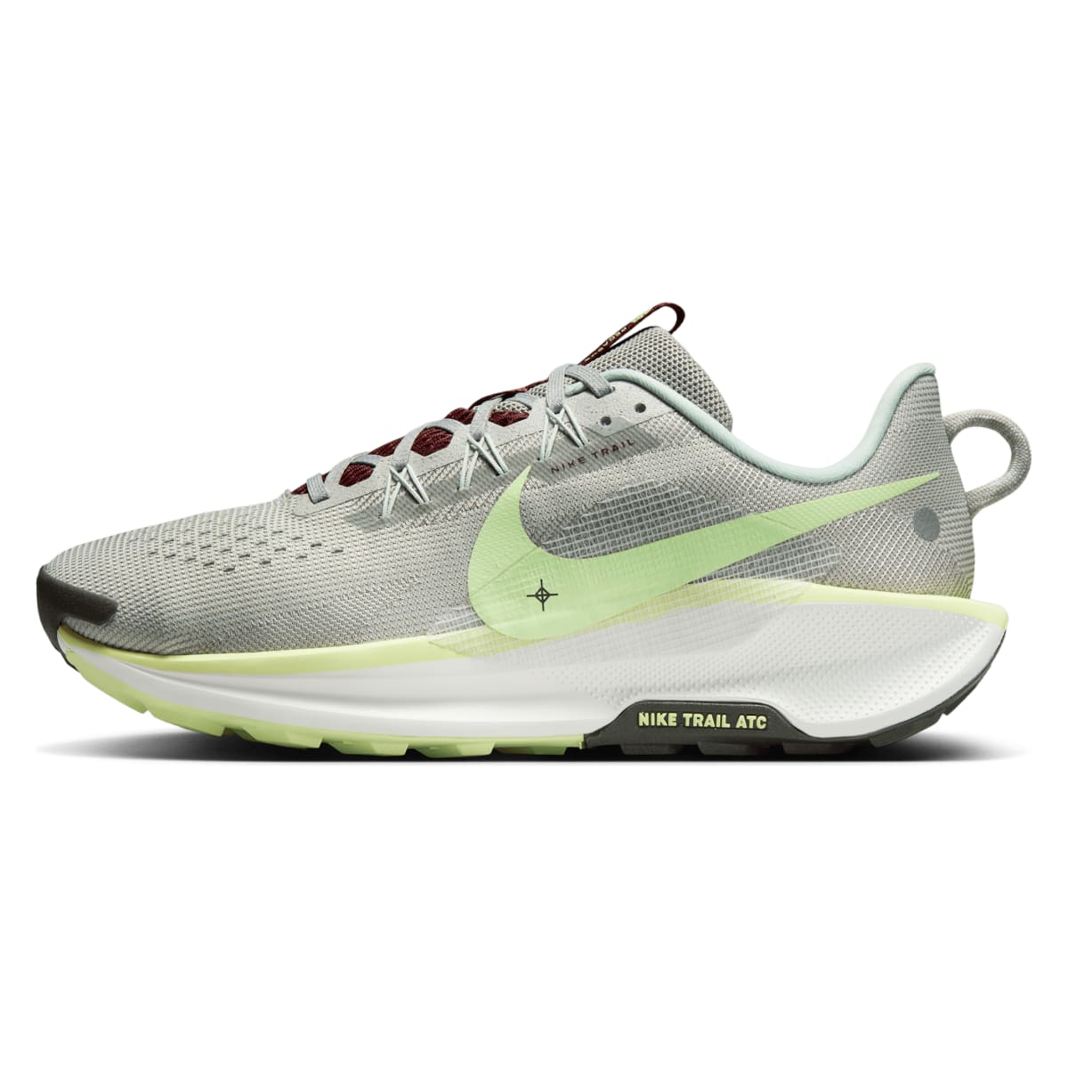 Nike Pegasus Trail 5 Light Silver College Grey Dark Team Red Barely Volt