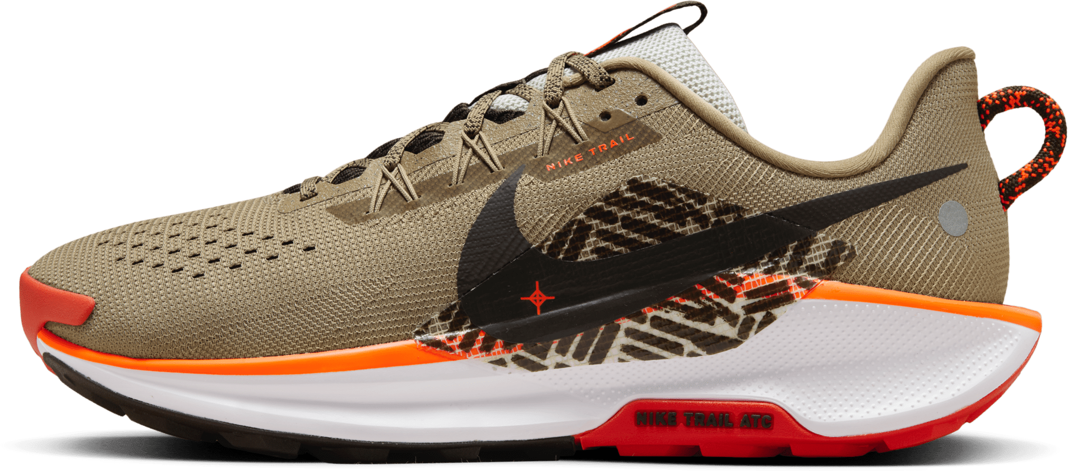 Nike React Pegasus Trail 5 Khaki Hyper Crimson Vintage Coral Velvet Brown