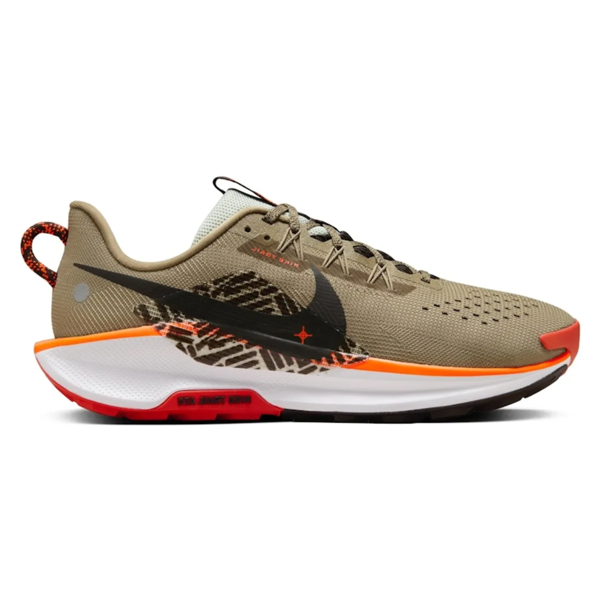 Nike React Pegasus Trail 5 Khaki Hyper Crimson Vintage Coral Velvet Brown