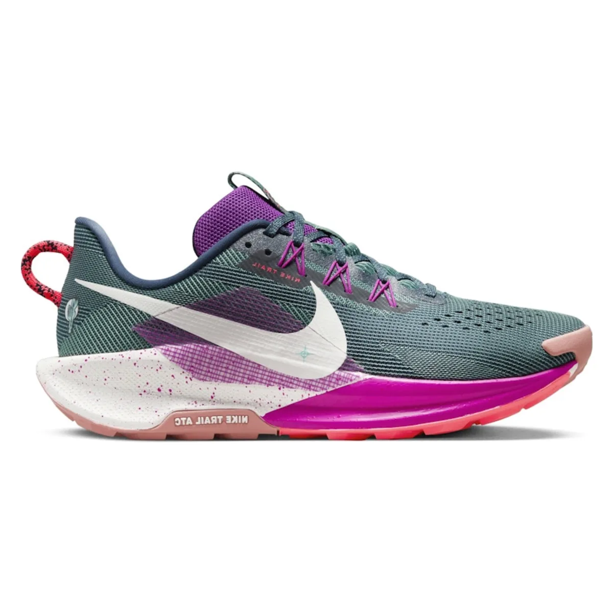 Nike React Pegasus Trail 5 Armory Navy Vivid Grape Green Frost Phantom