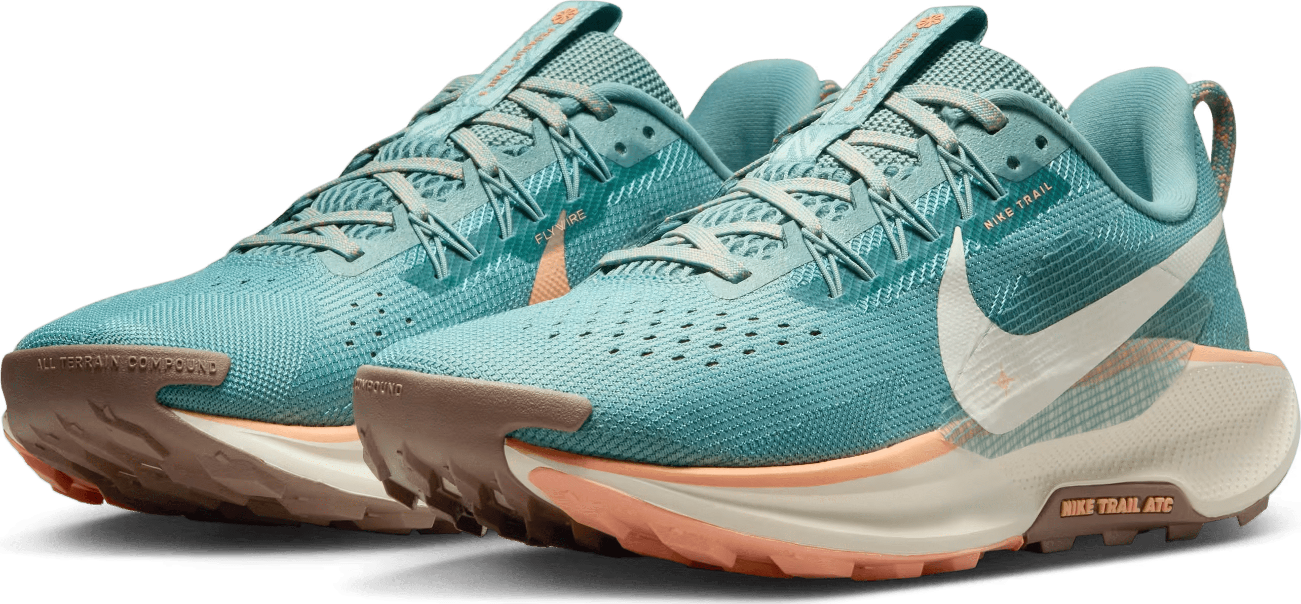 Nike React Pegasus Trail 5 Cannon Mink Brown Orange Chalk Soft Pearl (Women's)