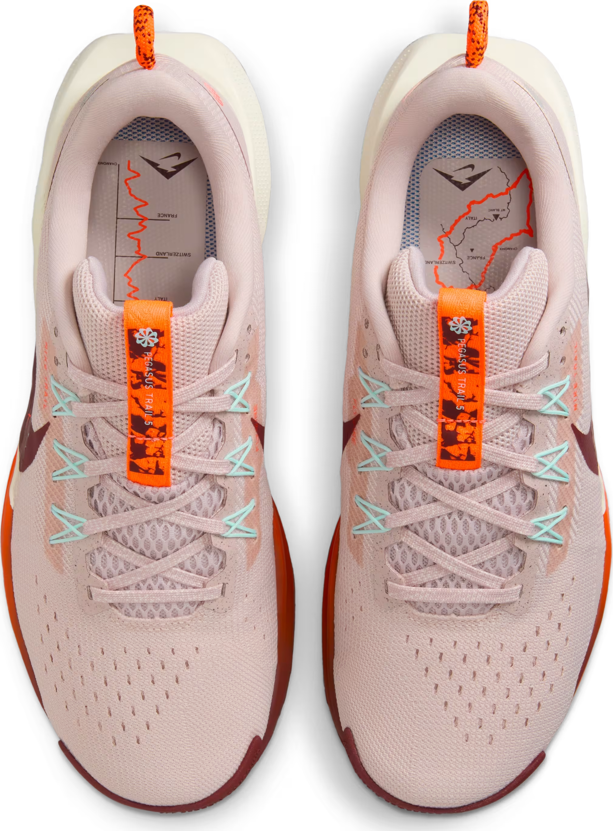 Nike React Pegasus Trail 5 Silt Red Hyper Crimson Sail Dark Team Red (Women's)