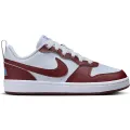 Nike Court Borough Low Recraft GS "Dark Team Red"