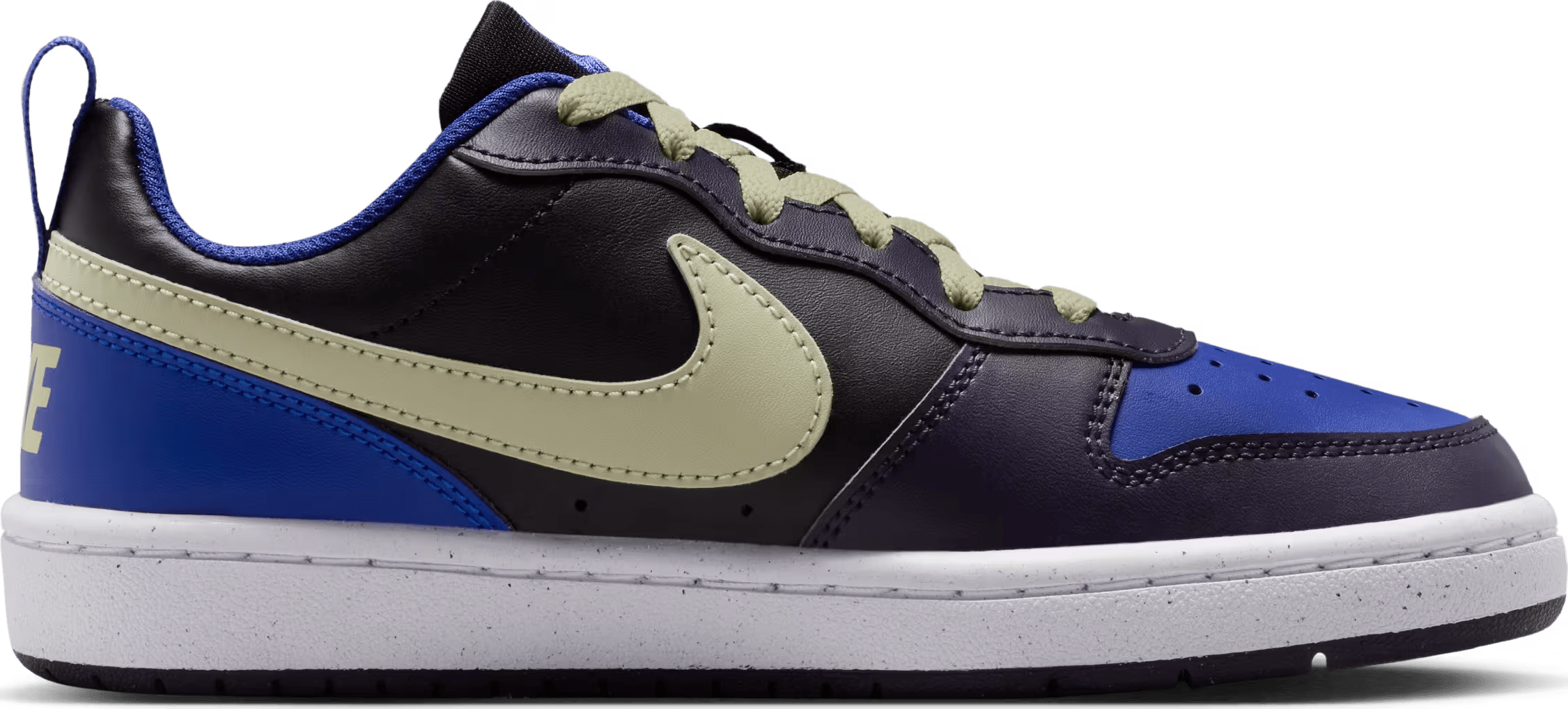 Nike Court Borough Low Recraft Black Cave Purple Olive Aura (GS)