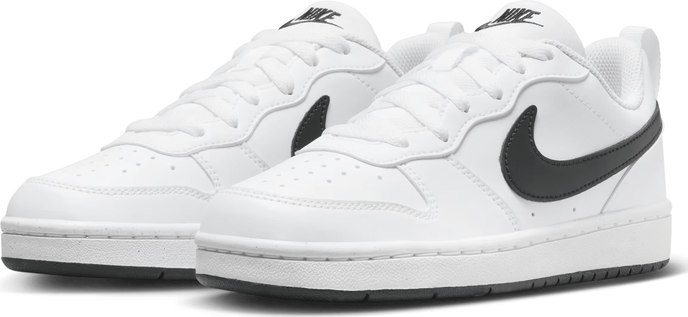 Nike Court Borough Low Recraft GS "Black White"