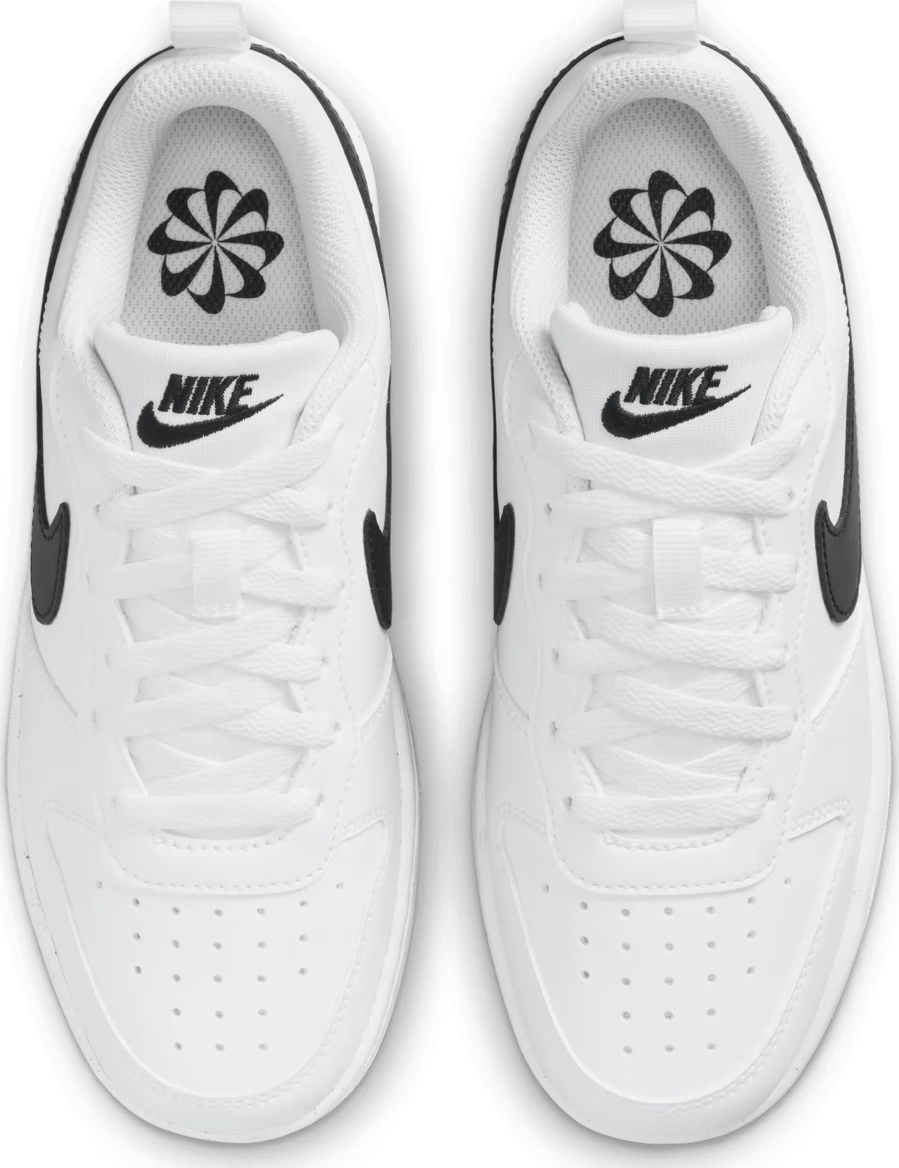 Nike Court Borough Low Recraft GS "Black White"