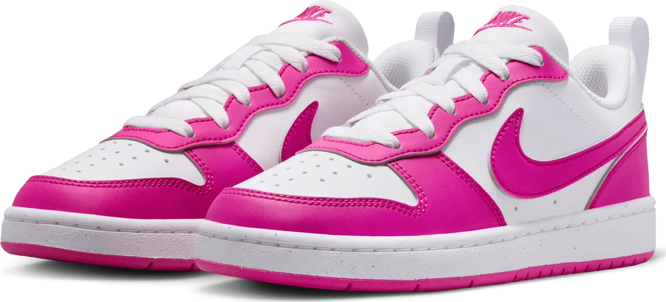 Nike Court Borough Low Recraft Laser Fuchsia White (GS)