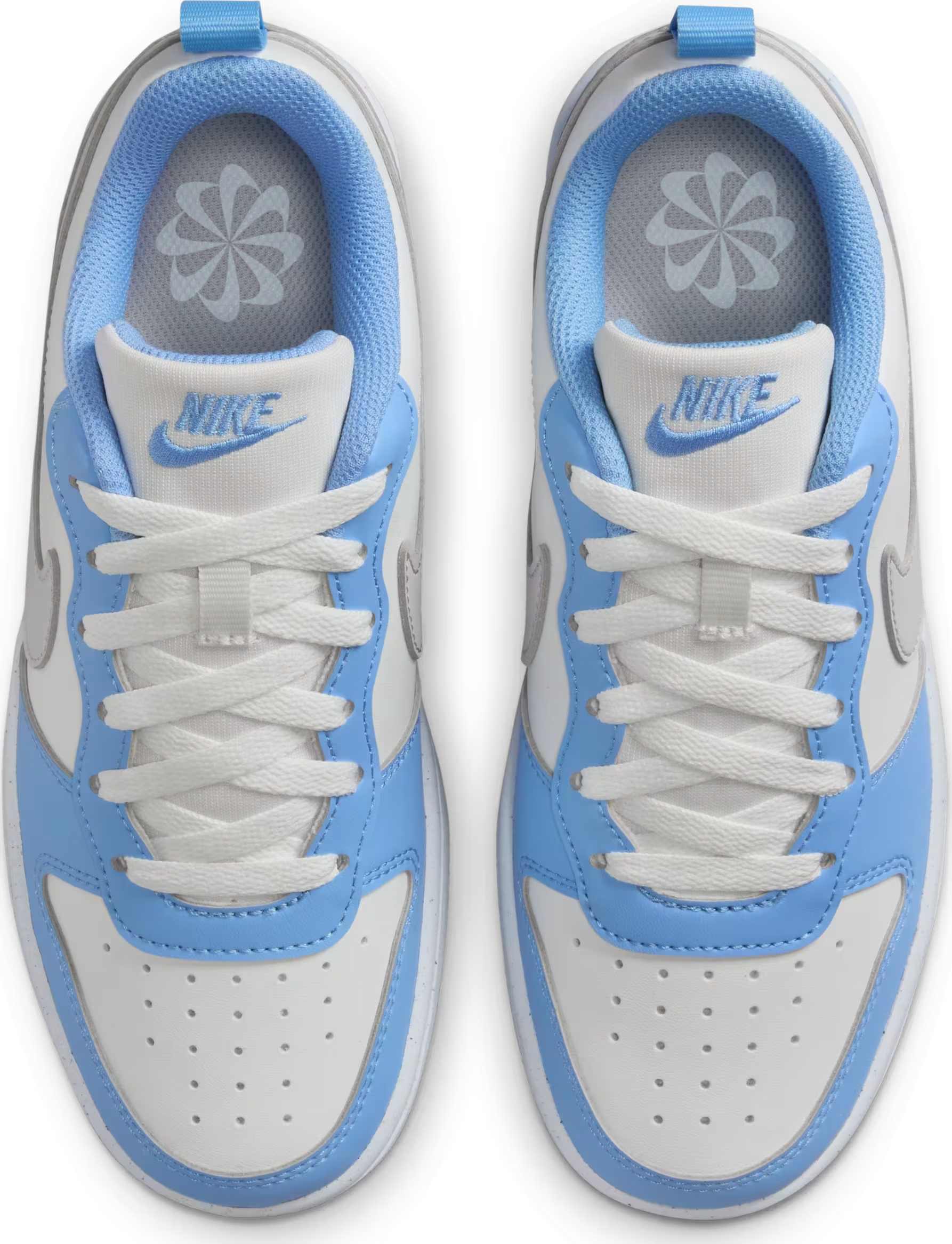 Nike Court Borough Low Recraft Summit White Cobalt Pulse White Vast Grey (GS)