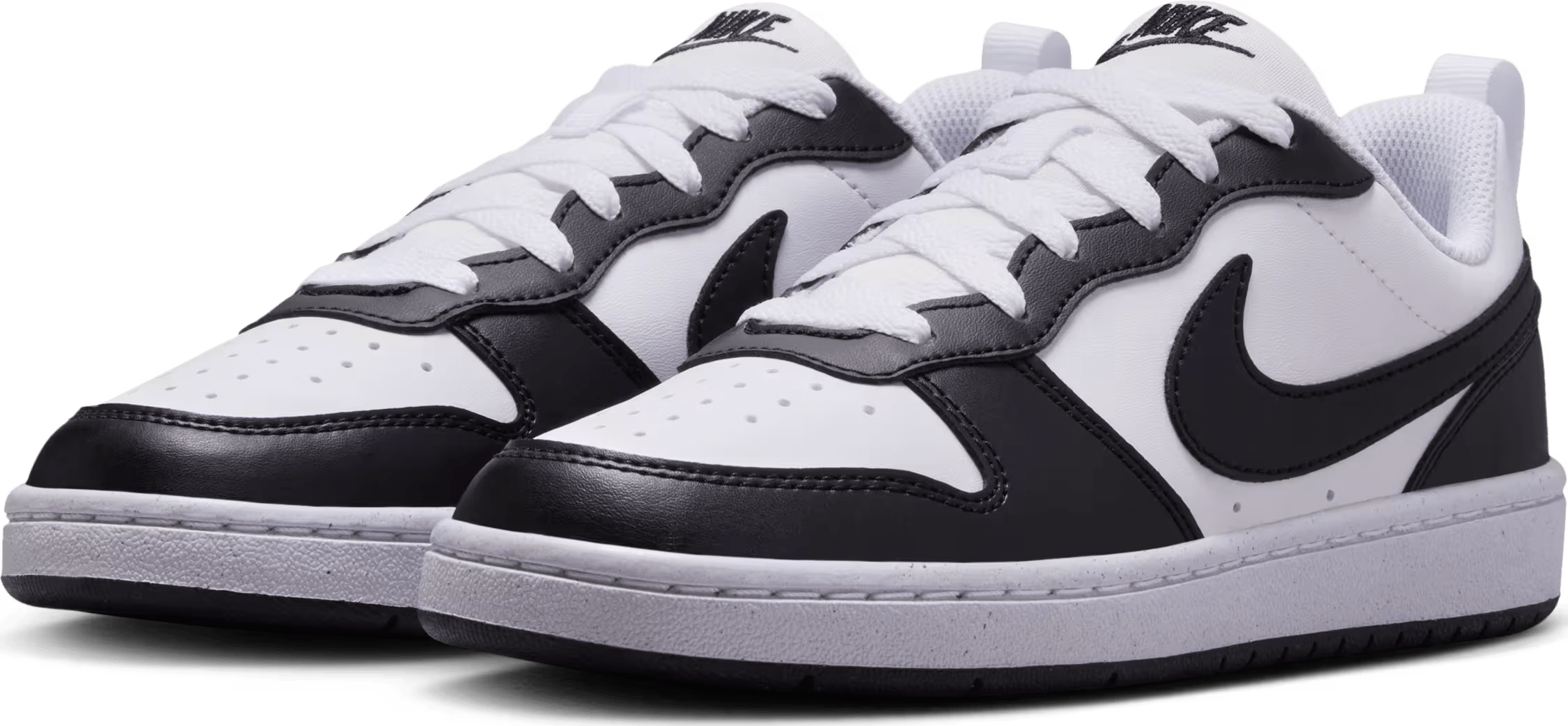 Nike Court Borough Low Recraft Black White (GS)