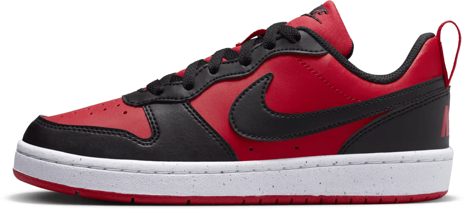 Nike Court Borough Low Recraft GS Black University Red Brand New