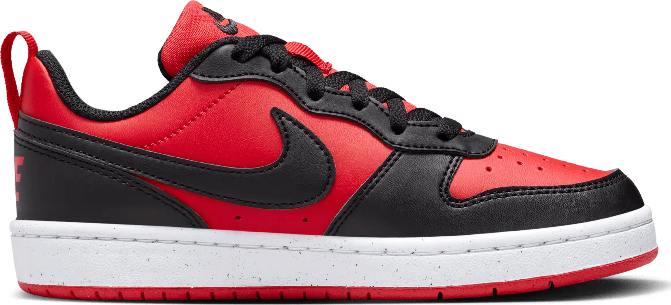 Nike Court Borough Low Recraft GS Black University Red Brand New