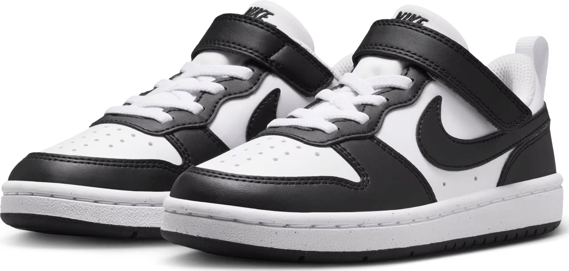 Nike Court Borough Low Recraft Black White (PS)