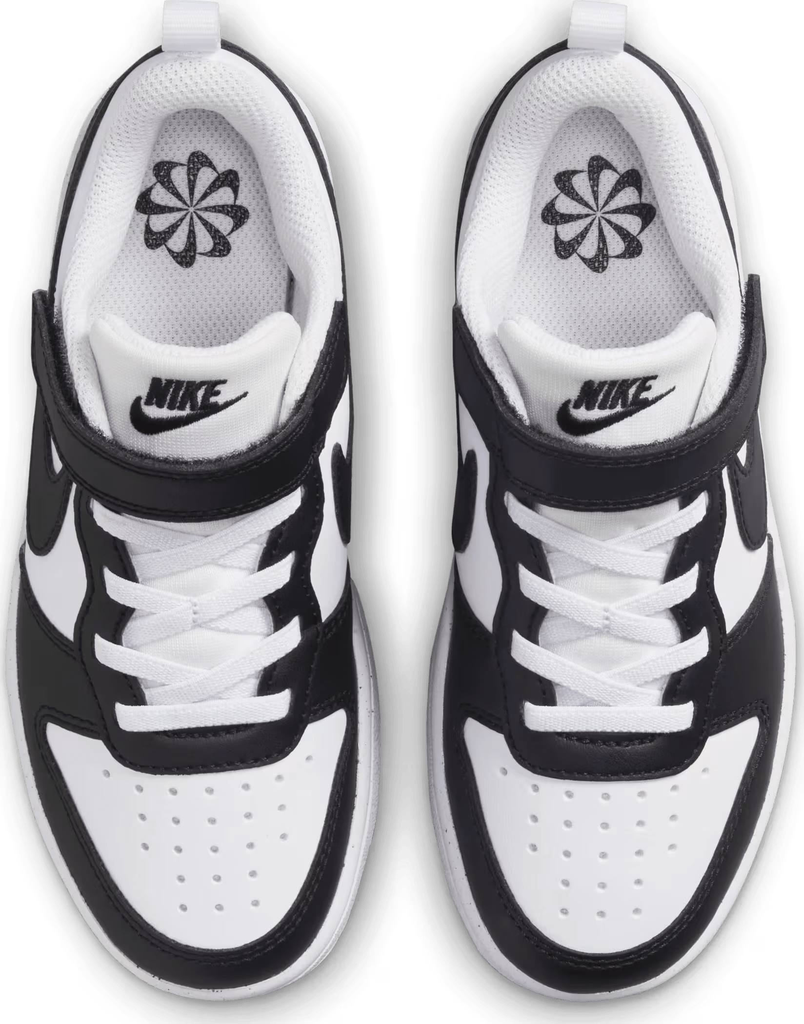 Nike Court Borough Low Recraft Black White (PS)