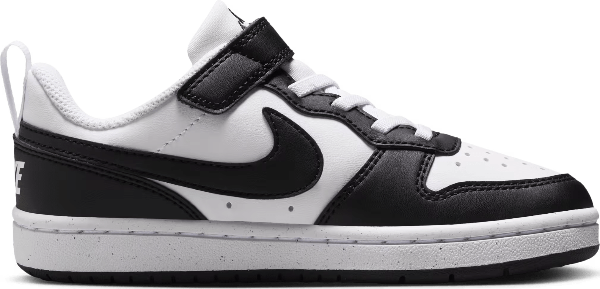 Nike Court Borough Low Recraft Black White (PS)