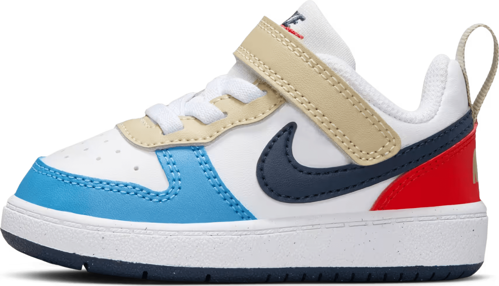 Nike Court Borough Low Recraft White Thunder Blue Light Crimson (TD)