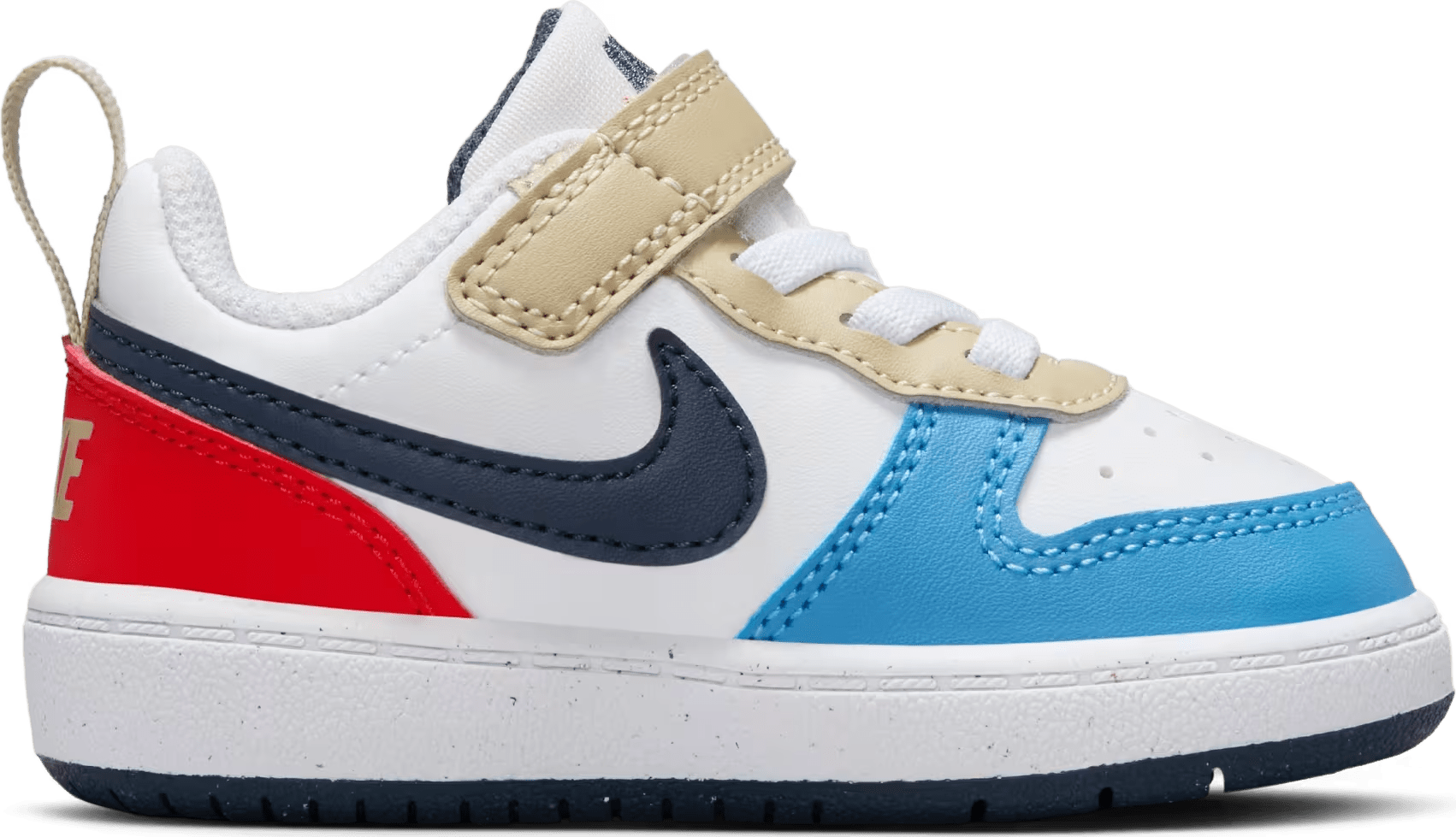 Nike Court Borough Low Recraft White Thunder Blue Light Crimson (TD)