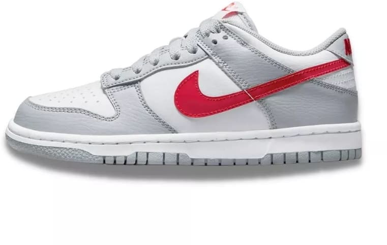 Nike Dunk Low White Grey Red (GS)