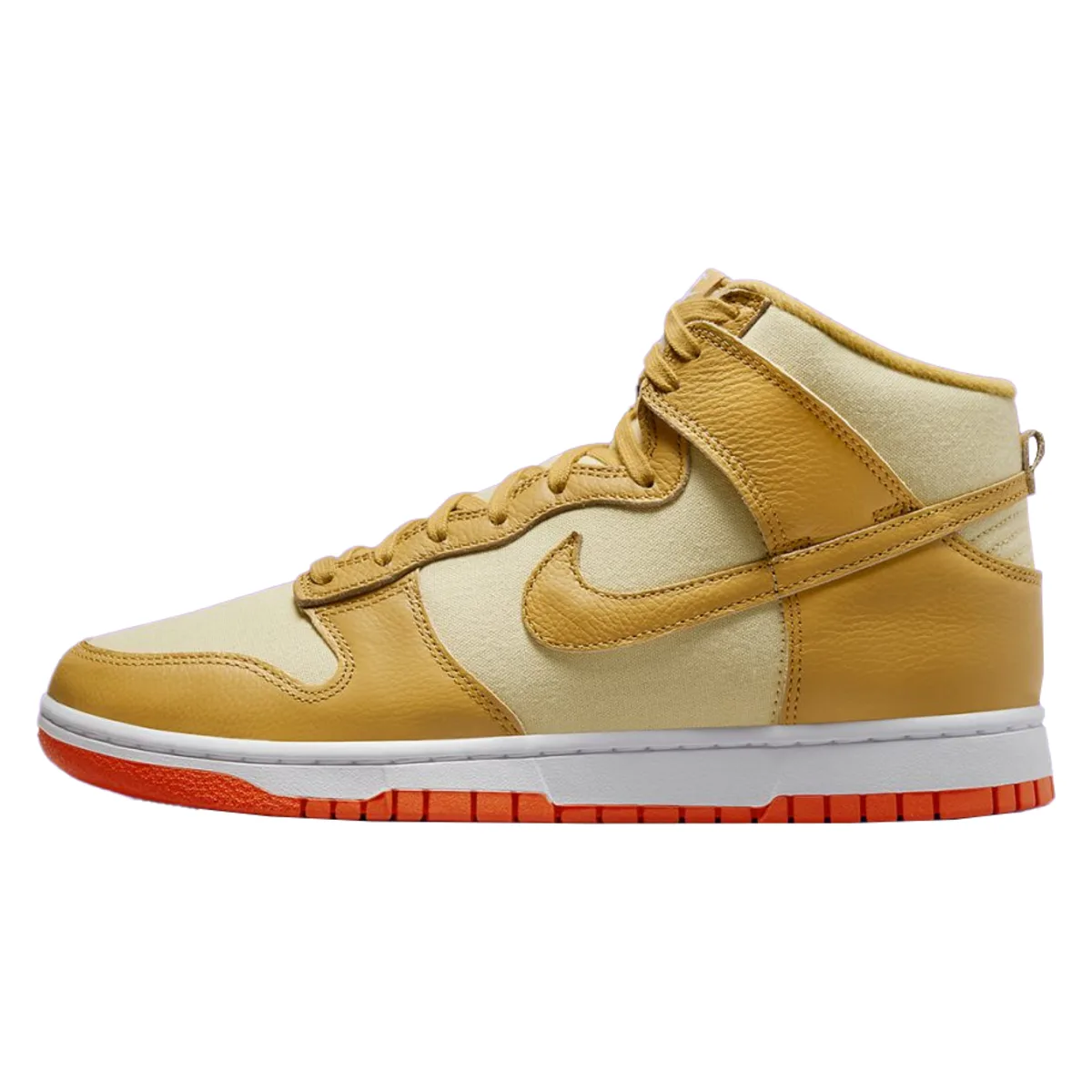 Nike Dunk High "Gold Canvas"