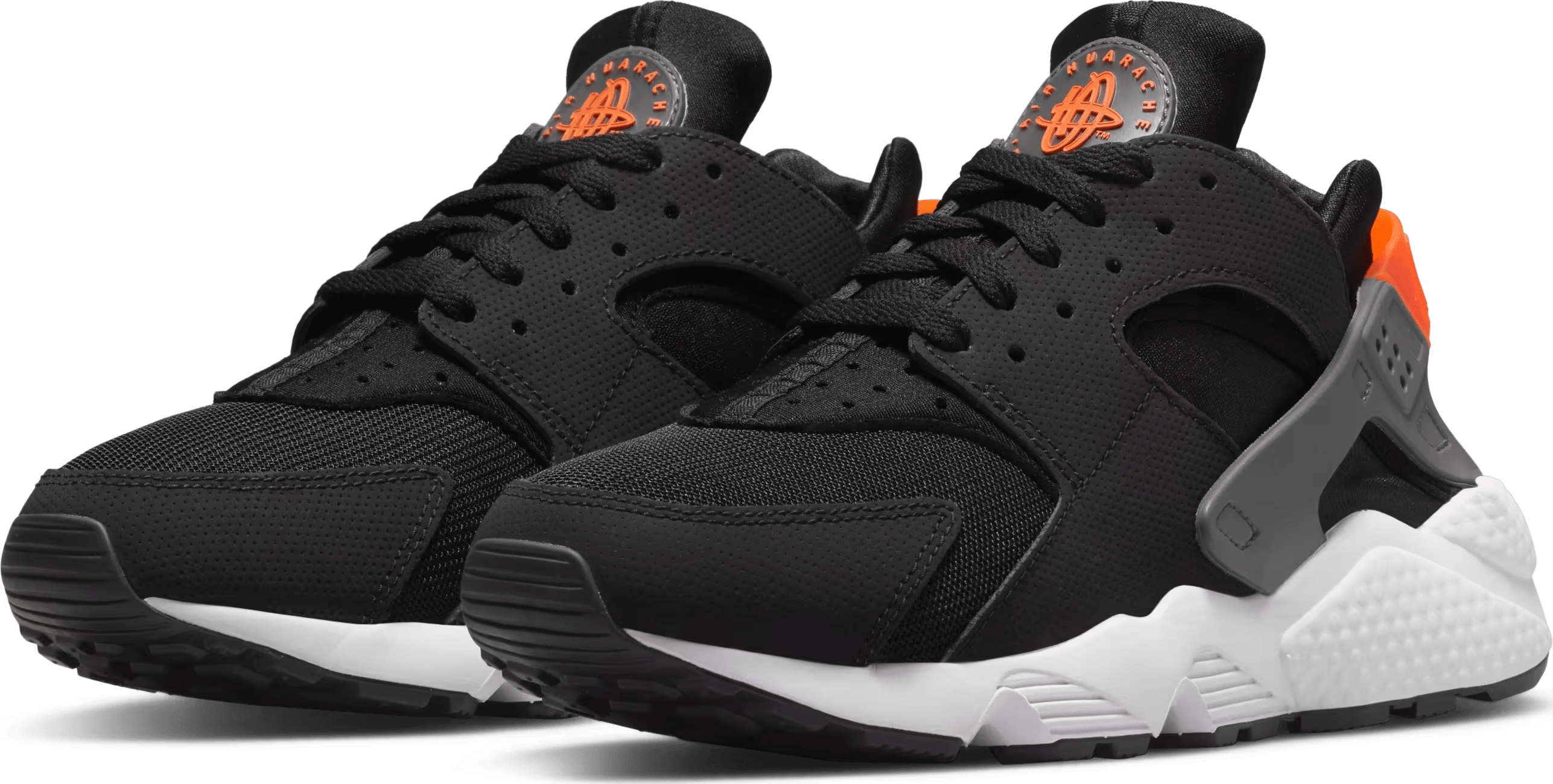 Nike Air Huarache Black Safety Orange