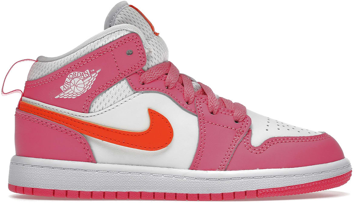 Air Jordan 1 Mid Pinksicle Safety Orange (PS)