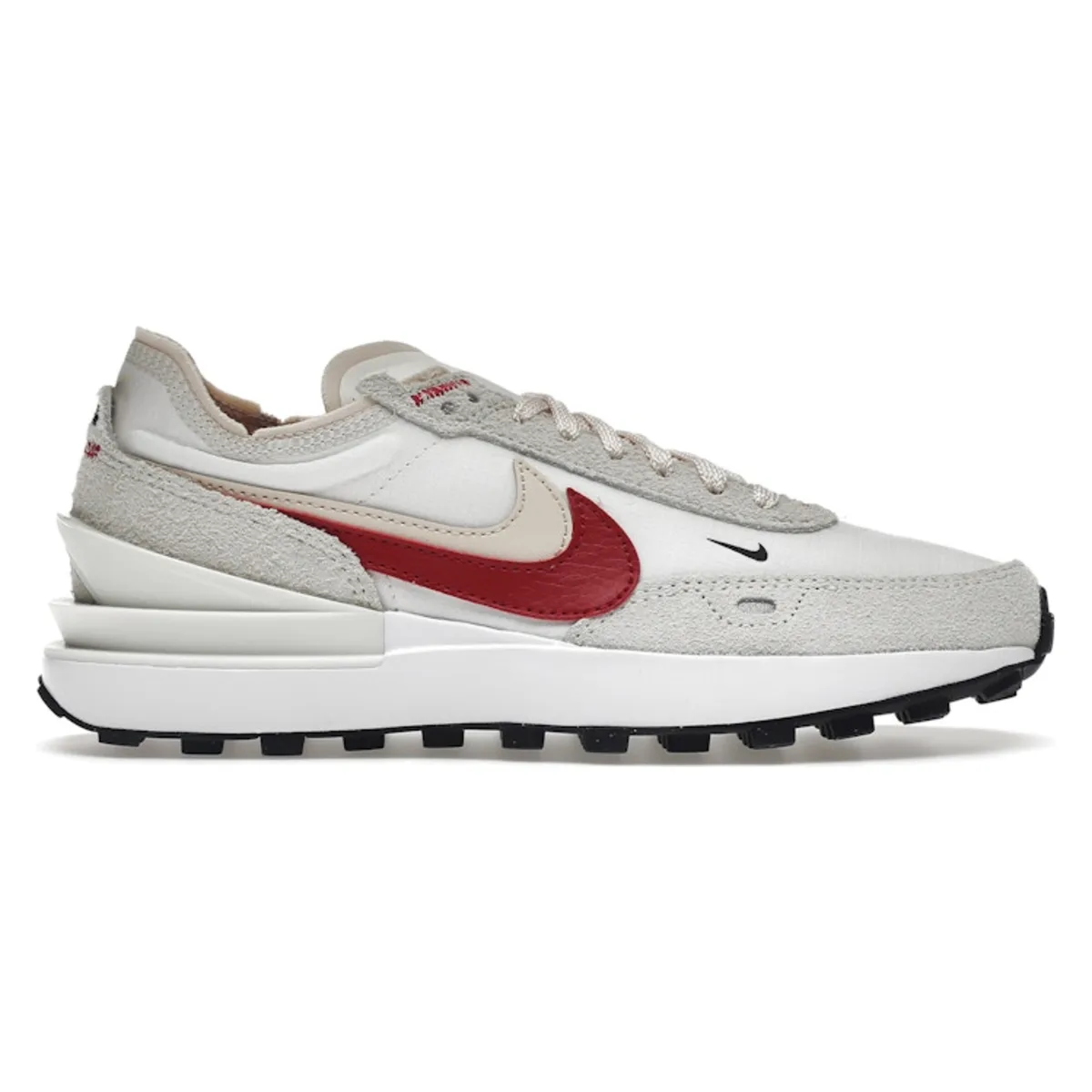 Nike Waffle One SE Sail Pearl White Black Gym Red (W)