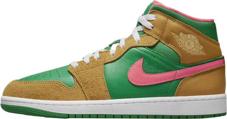 Air Jordan 1 Mid "Wheat / Watermelon"