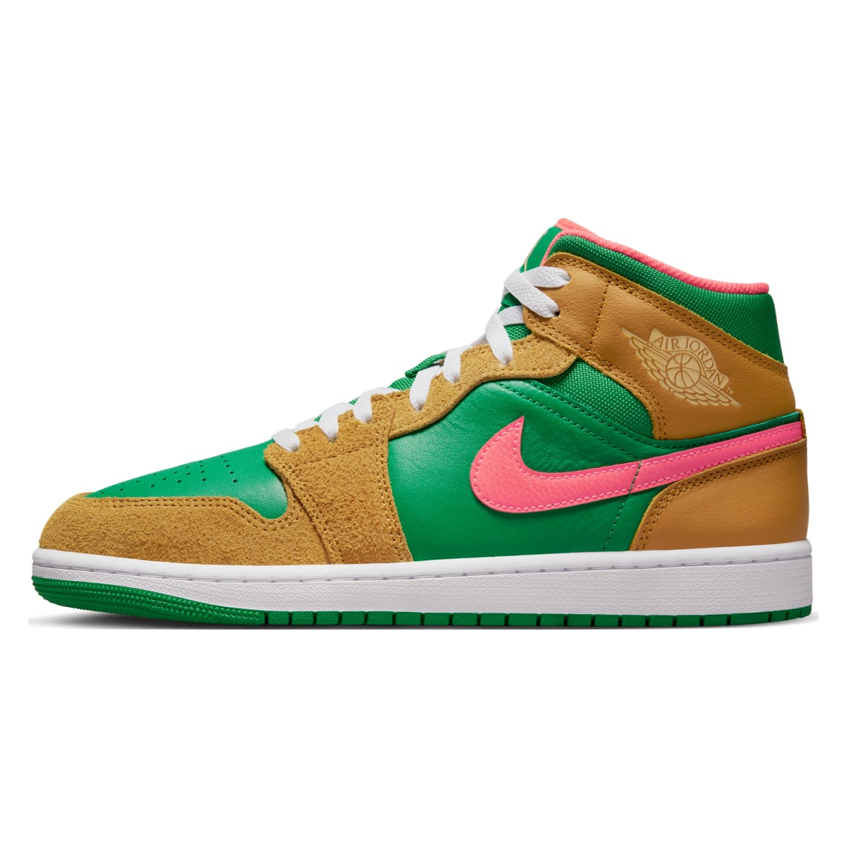 Air Jordan 1 Mid SE "Wheat Watermelon"