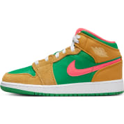 Air Jordan 1 Mid GS "Wheat Watermelon"