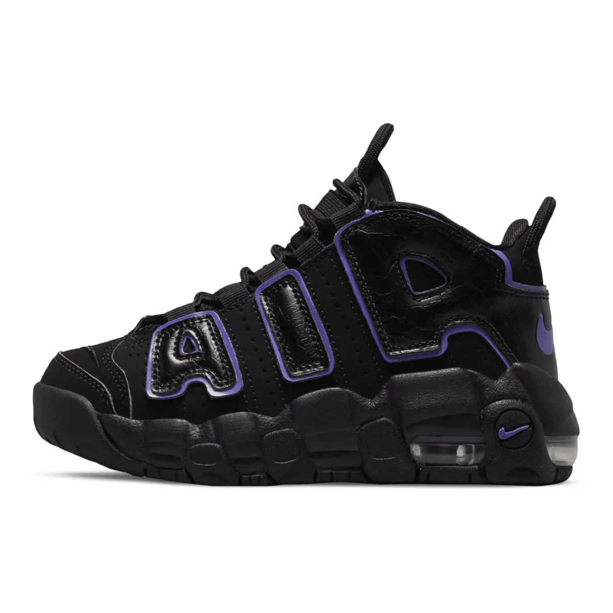 Nike Air More Uptempo Black Action Grape (PS)