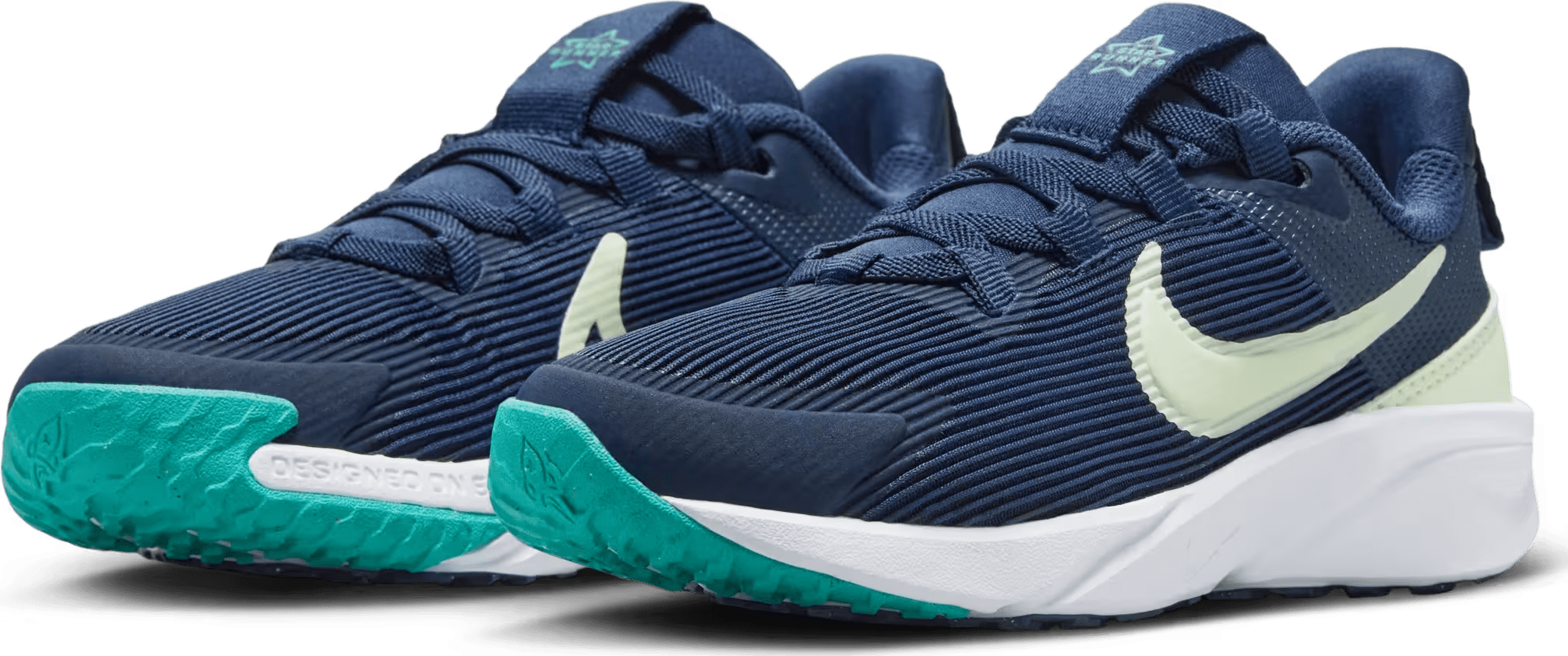 Nike Star Runner 4 Midnight Navy Dusty Cactus White Volt Tint (PS)