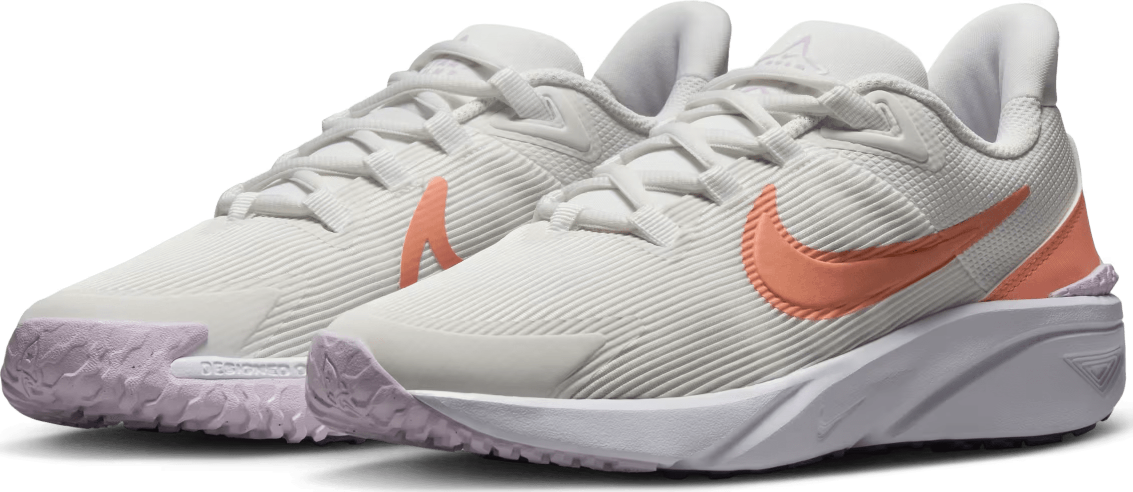 Nike Star Runner 4 Summit White White Black Apricot Agate (GS)