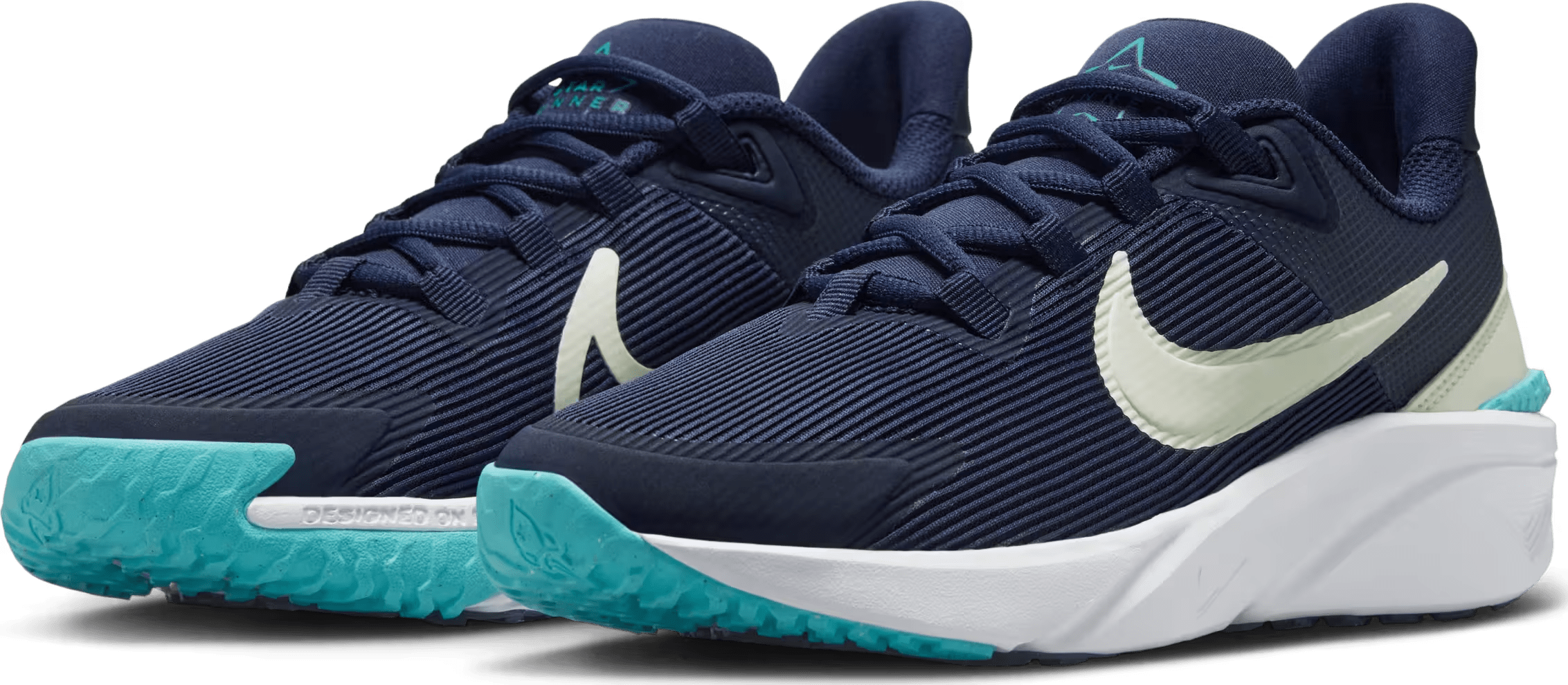 Nike Star Runner 4 Midnight Navy Dusty Cactus White Volt Tint (GS)