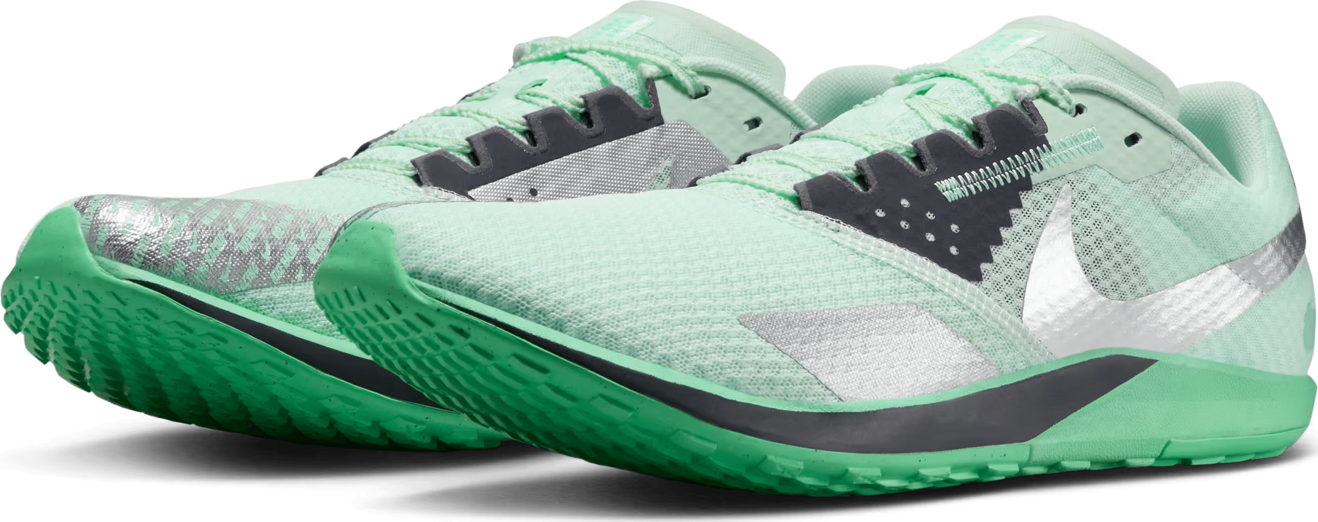 Nike Zoom Rival Waffle 6 Barely Green Green Glow Mint Foam Metallic Silver