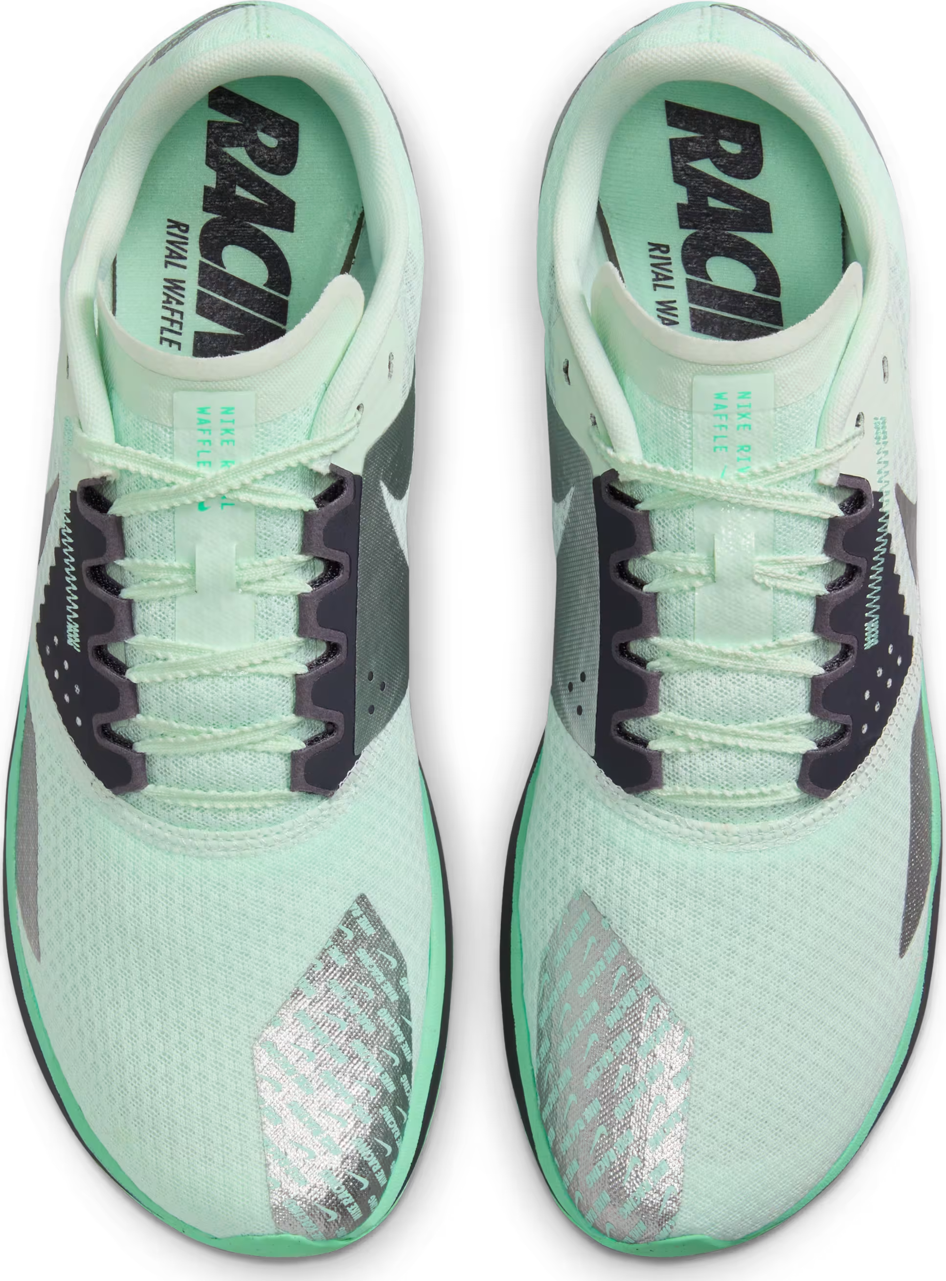 Nike Zoom Rival Waffle 6 Barely Green Green Glow Mint Foam Metallic Silver