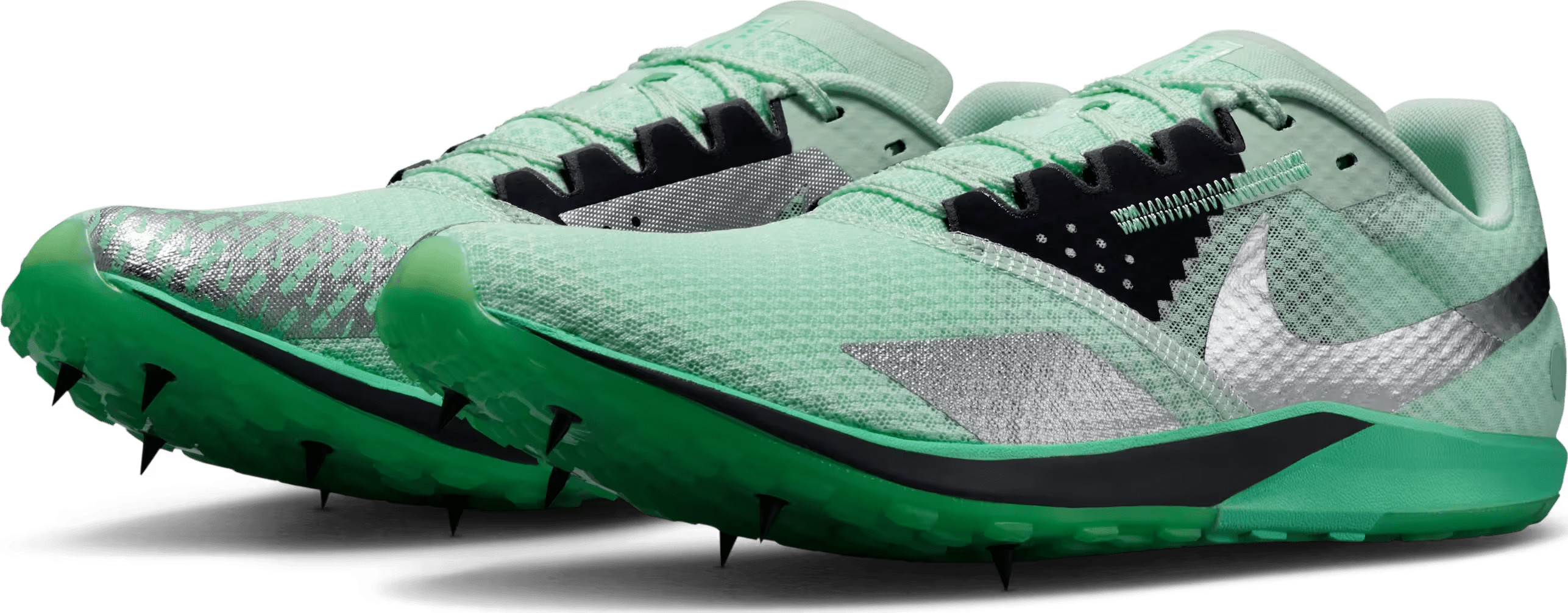 Nike Zoom Rival XC 6 Barely Green Green Glow Mint Foam Metallic Silver