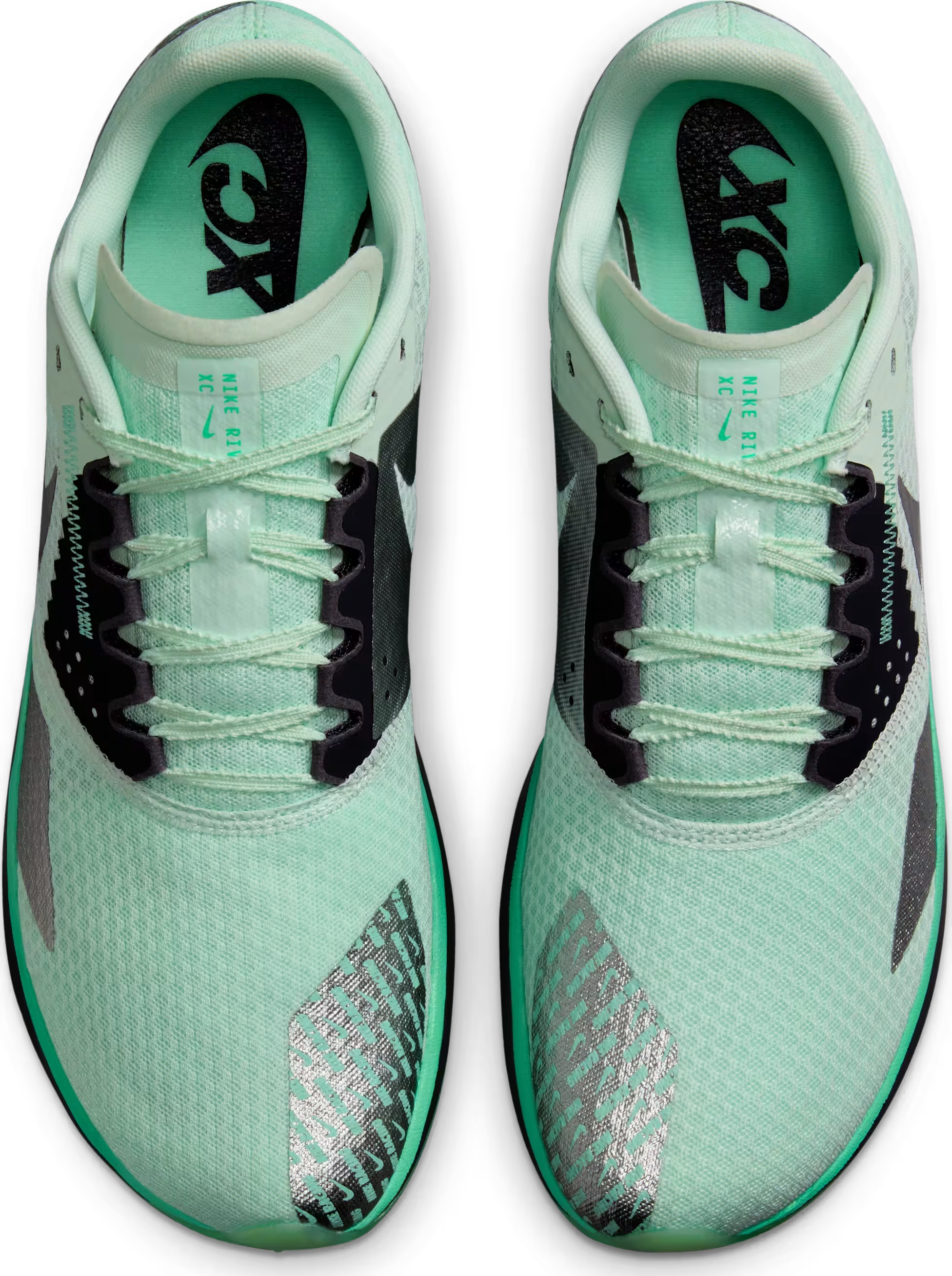 Nike Zoom Rival XC 6 Barely Green Green Glow Mint Foam Metallic Silver