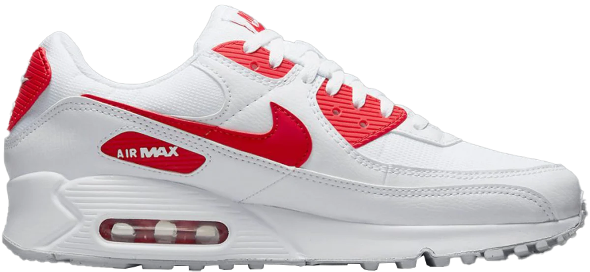 Nike Air Max 90 Rood Wit Nike Air Max 90 SC DX8966-100 White
