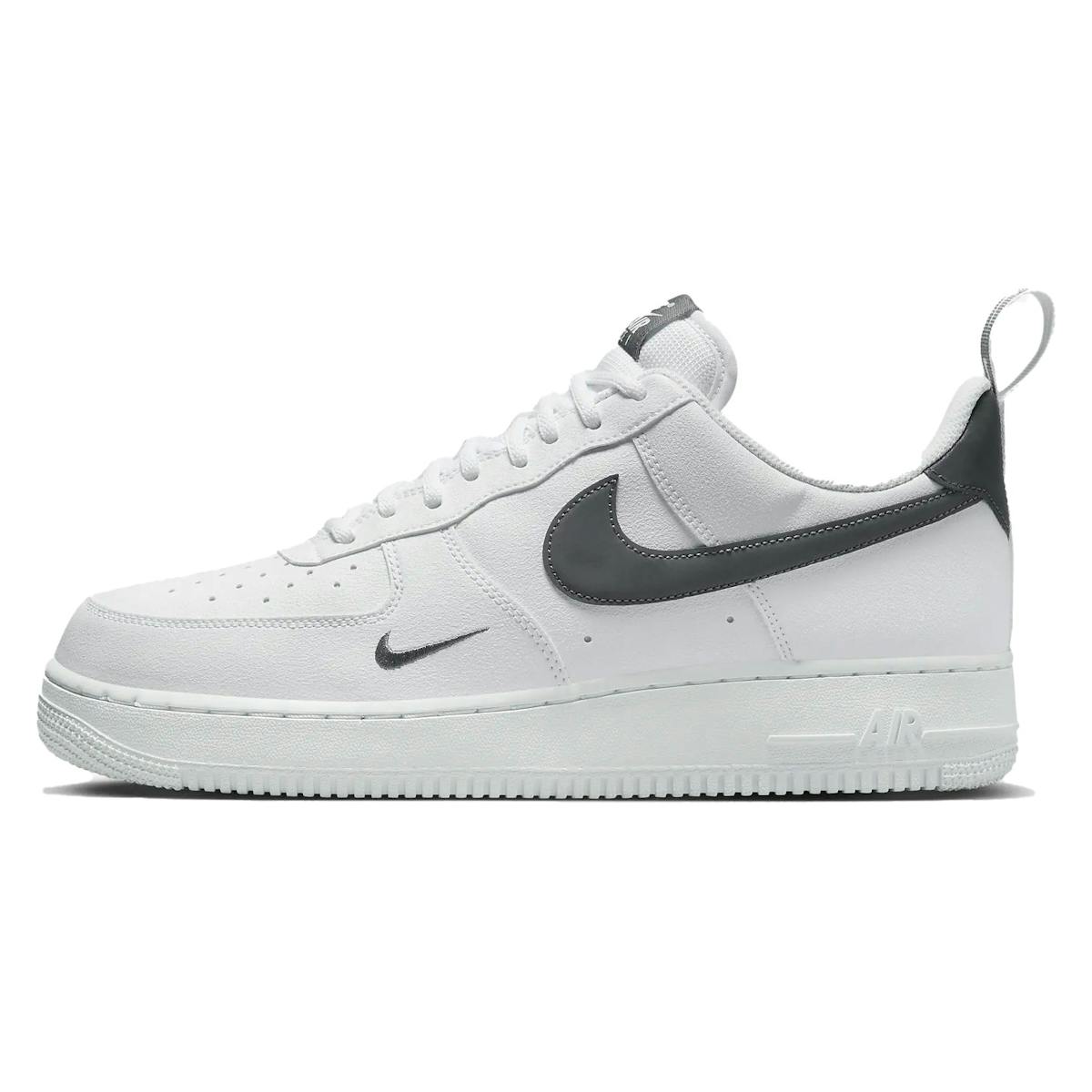 Nike Air Force 1 Low Heel Tab "White/Grey"