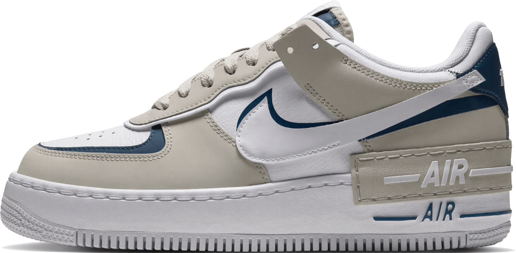 Nike Air Force 1 Shadow "Light Bone New Slate"