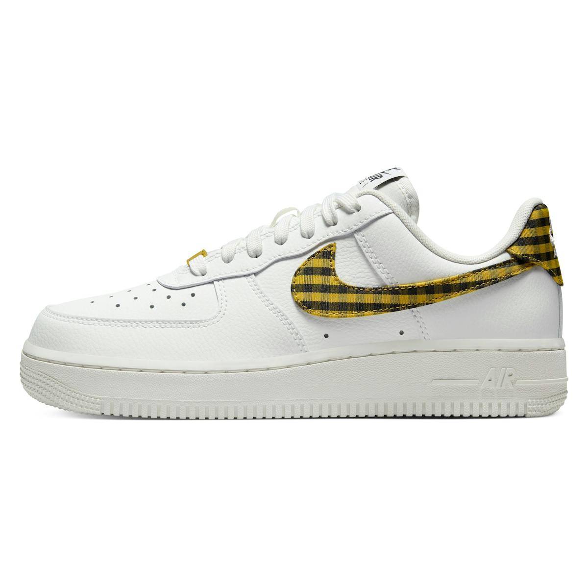 Nike Air Force 1 '07 Wmns "Yellow Black Gingham"
