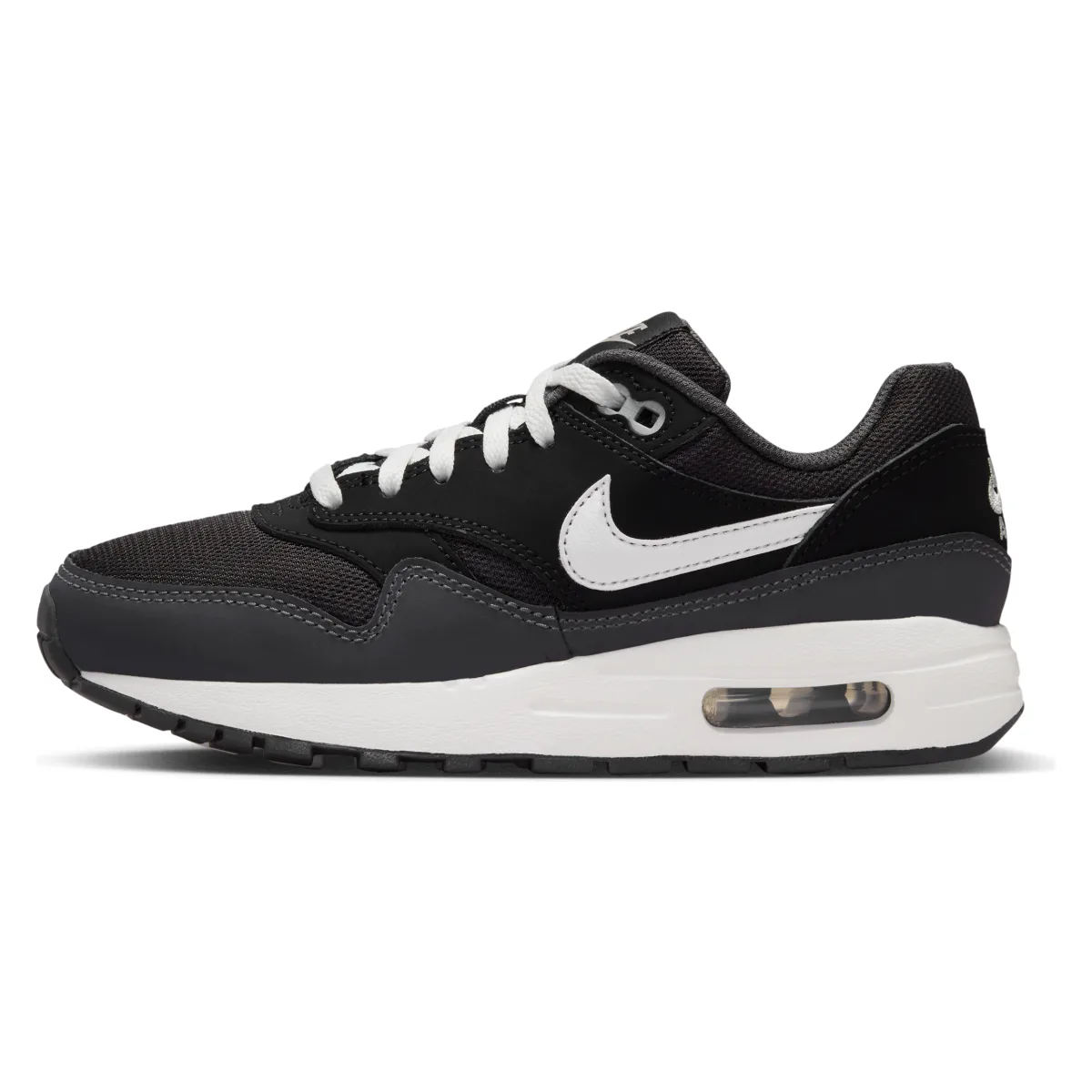 Nike Air Max 1 GS "Black / Anthracite"