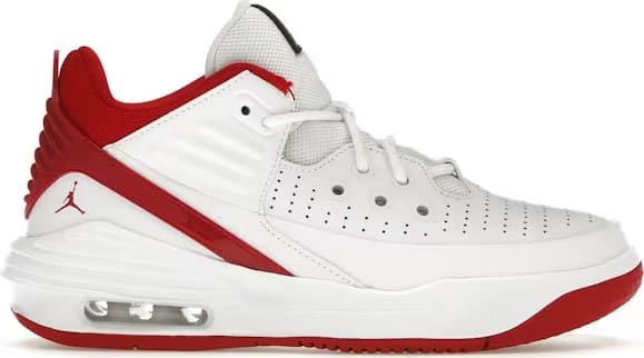 Jordan Max Aura 5 White Black Gym Red (GS)